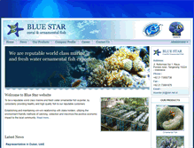 Tablet Screenshot of bluestar-aquatic.com